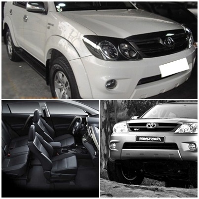 FORTUNER (White)-RENT HERE! photo